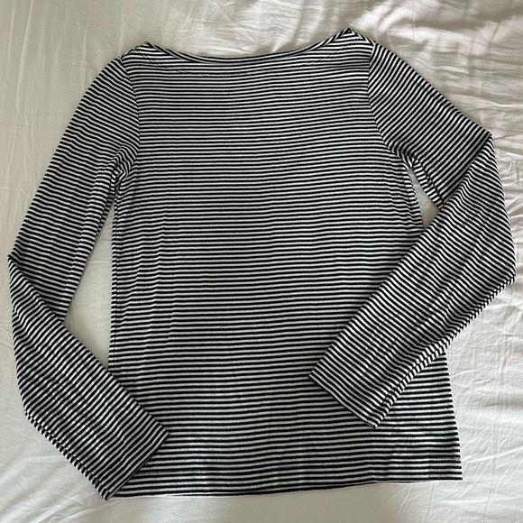 GAP Tops - GAP Boatneck Striped Long Sleeve Top in Tall